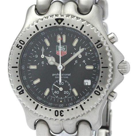 fake tag heuer sel chronograph 200m steel quartz men's watch|tag heuer watches scam.